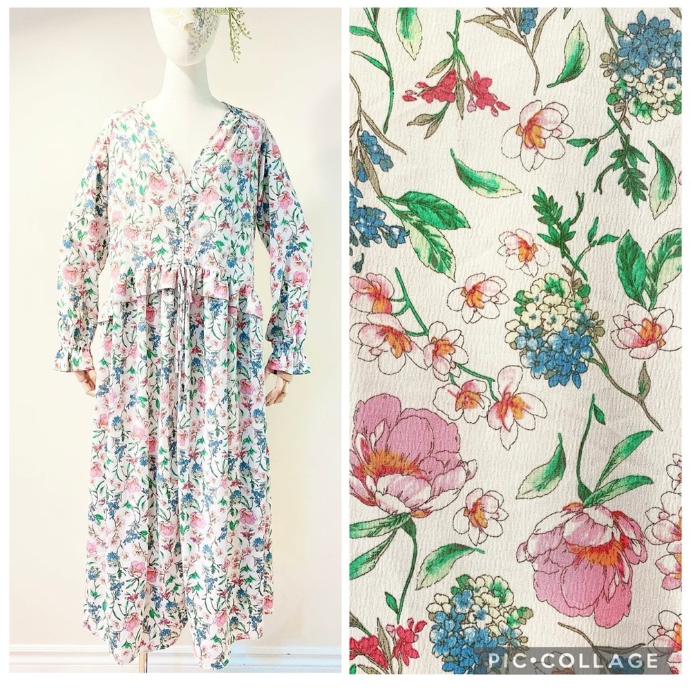🌸 H&M Floral Maxi Dress